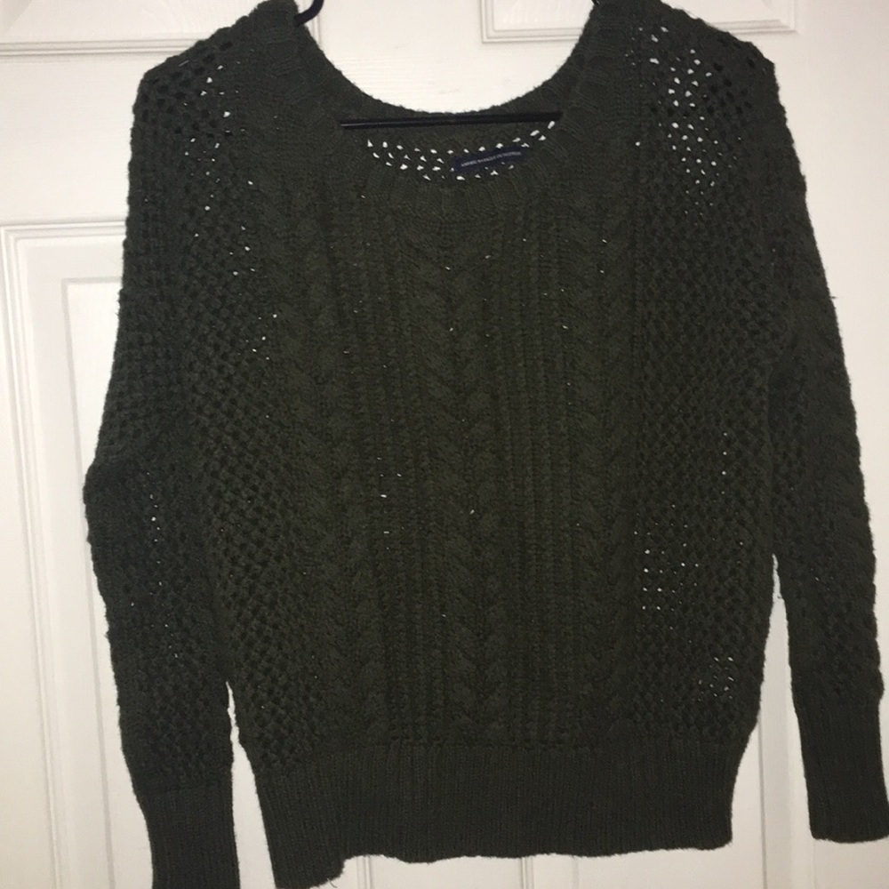 Dark green sweater